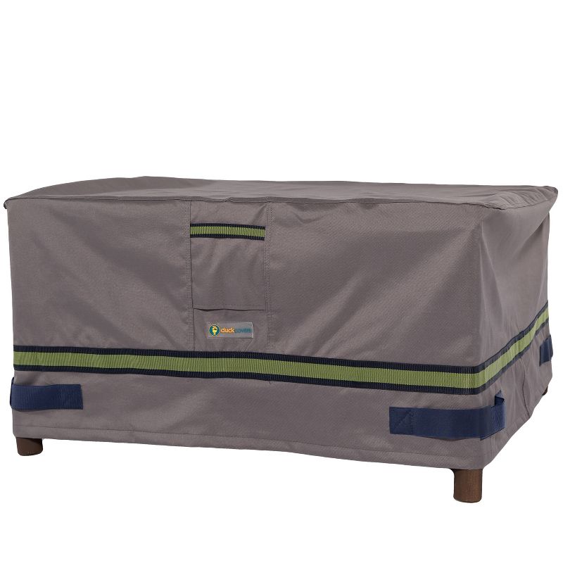 40" Soteria RainProof Rectangular Patio Ottoman/Side Table Cover - Duck Covers
