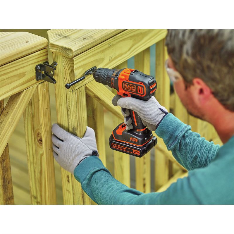 Black & Decker BDCDD220C 20V MAX Lithium-Ion 2-Speed 3/8 in. Cordless Drill Driver Kit (1.5 Ah)