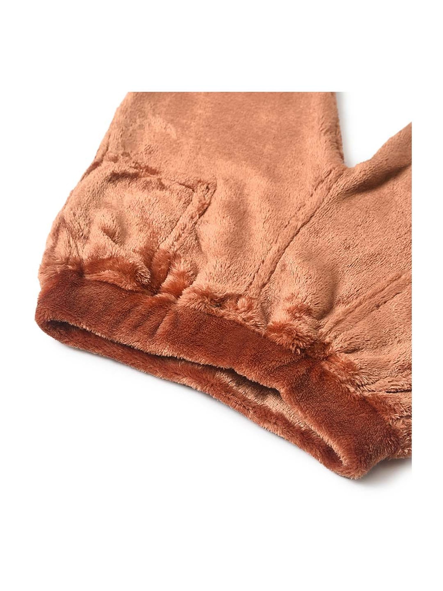 MiArcus Kids Blue & Brown Printed Full Sleeves Sweatshirt Set