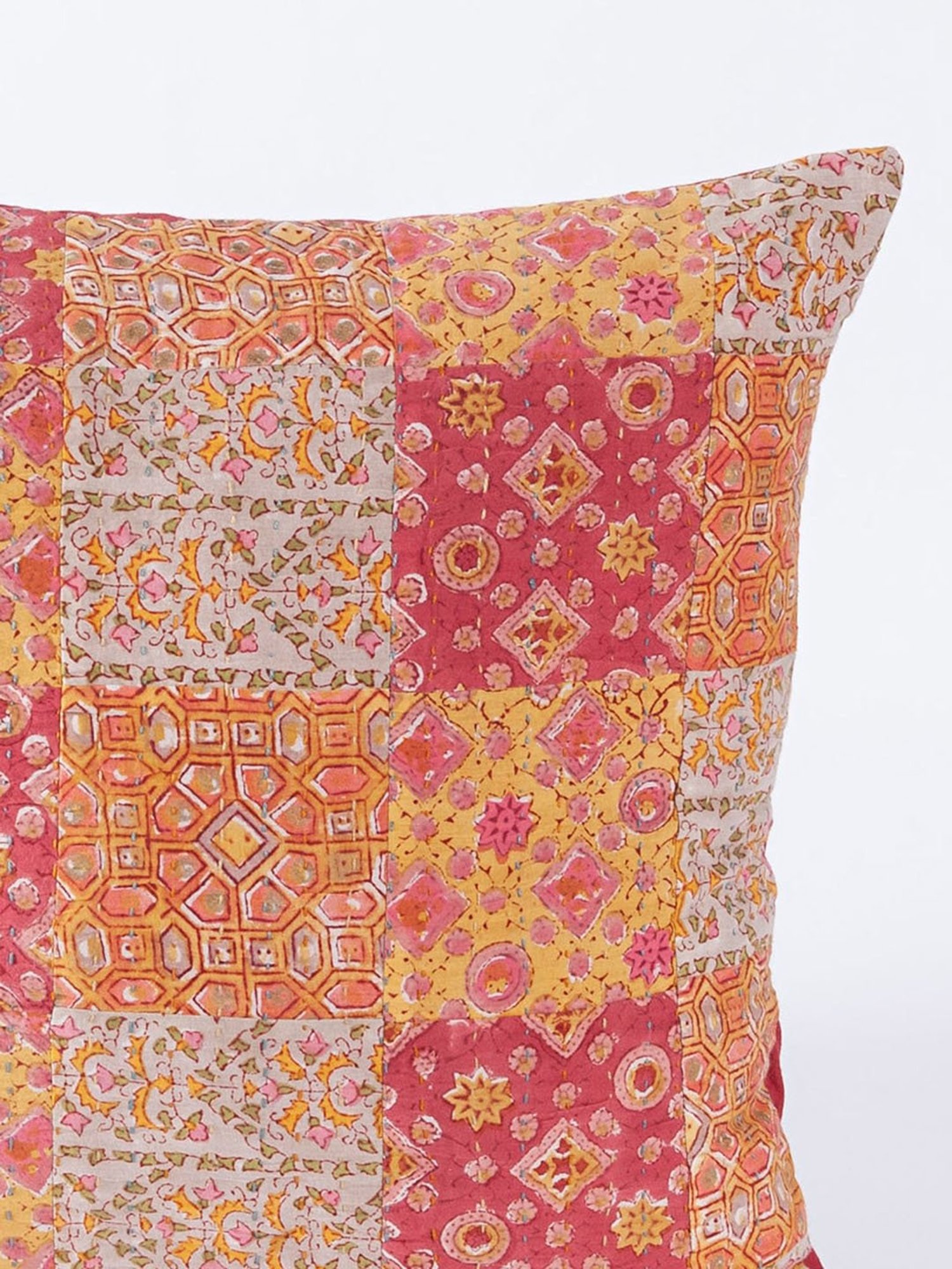 Fabindia Cotton Embroidered Cushion Cover