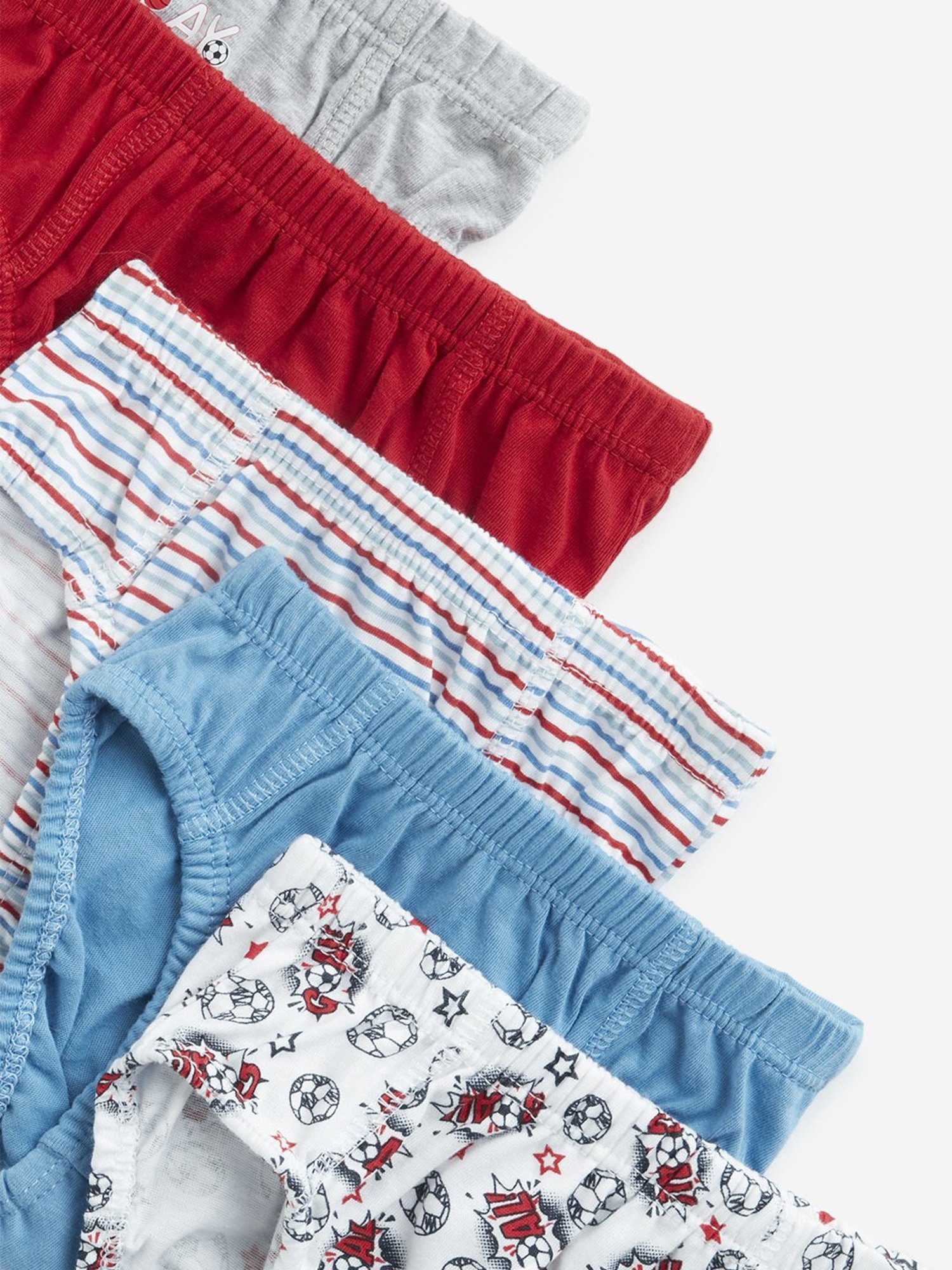 HOP Boys by Westside Multicolour Printed Cotton Briefs - Pack of 5