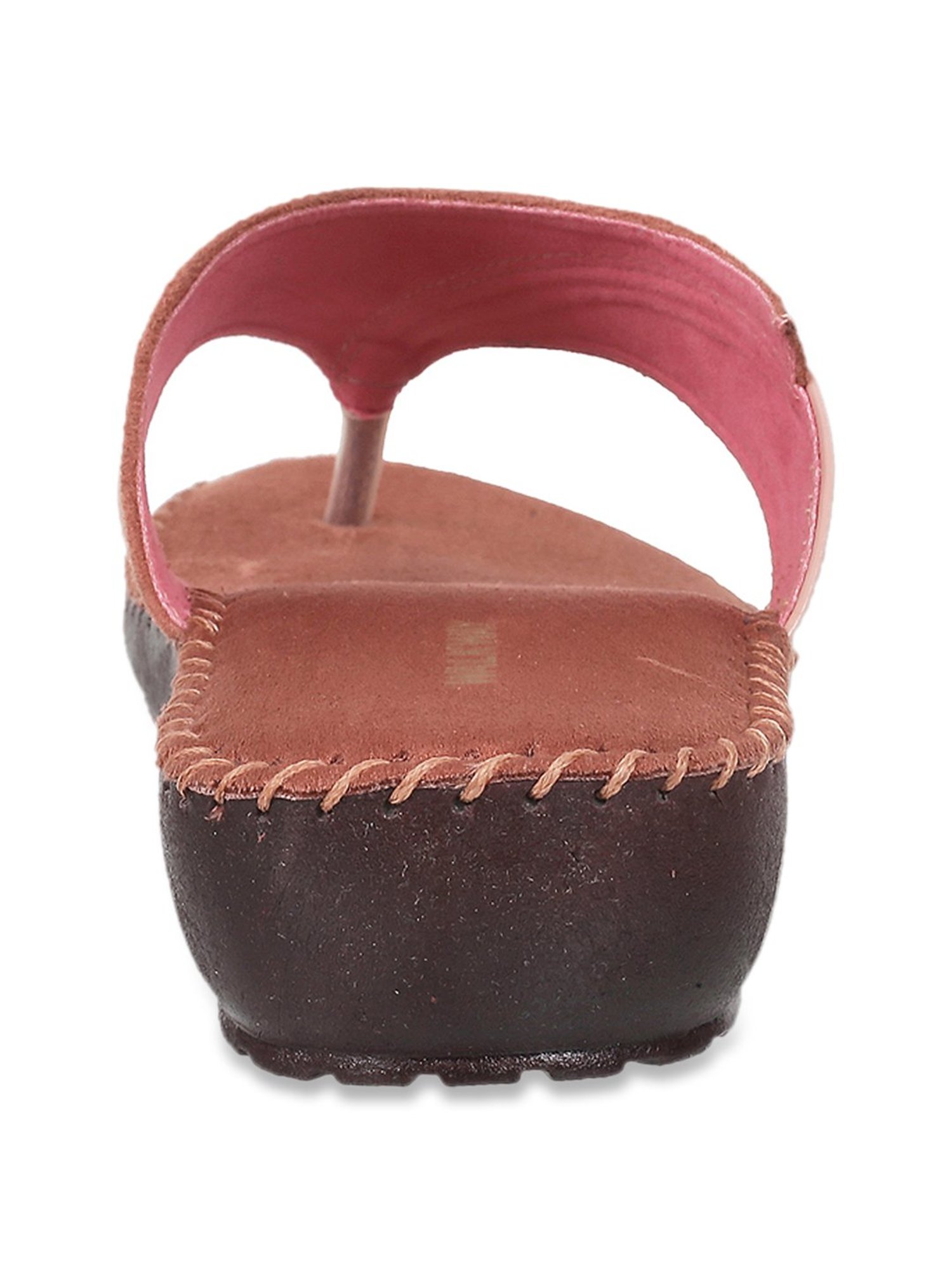 Walkway Women's Peach Thong Wedges