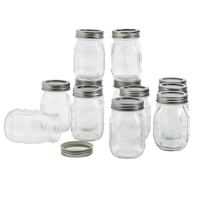 Mason Craft & More 4oz Set of 12 Canning Jars