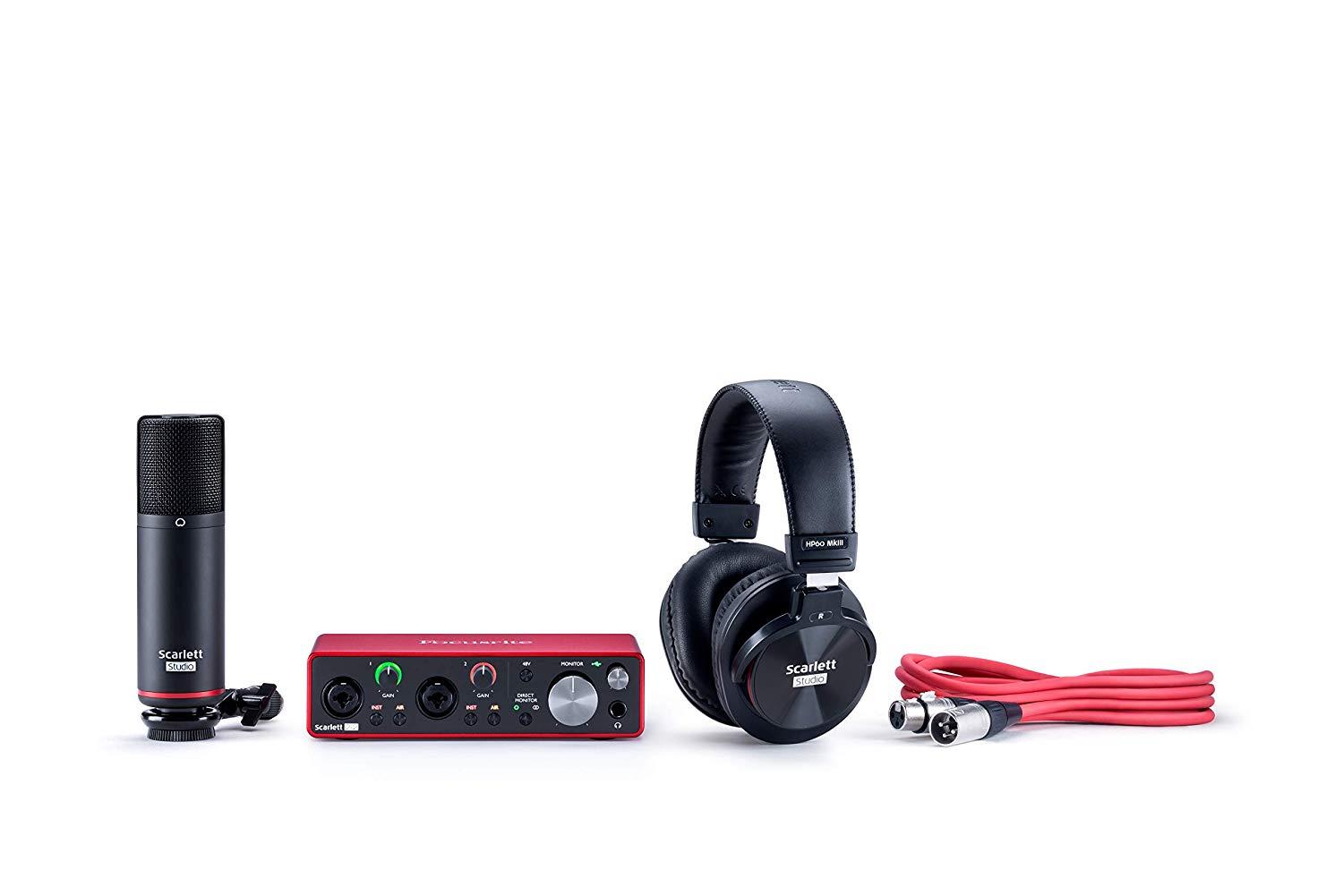 Focusrite Scarlett 2i2 Studio 3rd Generation Recording Bundle
