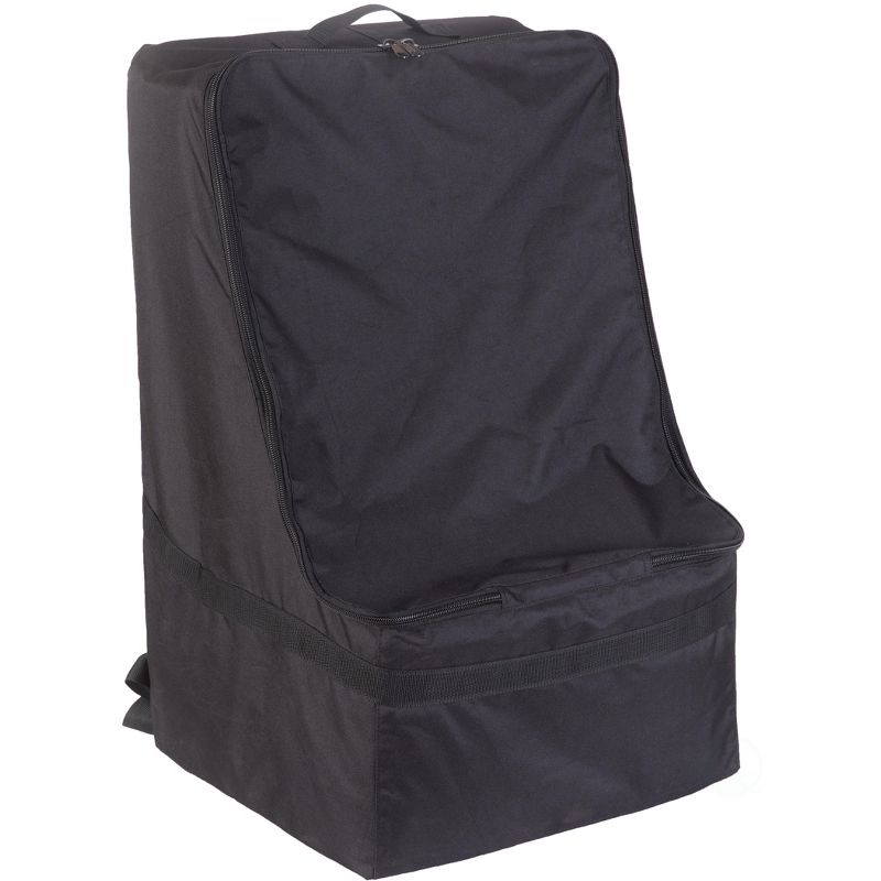 Black Children's Car Seat Travel and Storage Backpack Bag