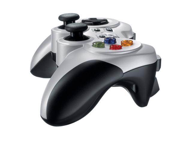 Wireless Gamepad, New Logitech Wireless Gamepad F710 with Plug-and-Forget Nano-receiver offer 2.4 GHz wireless connectivity , Dual vibration motors ,Vibration feedback Wireless Game Controller