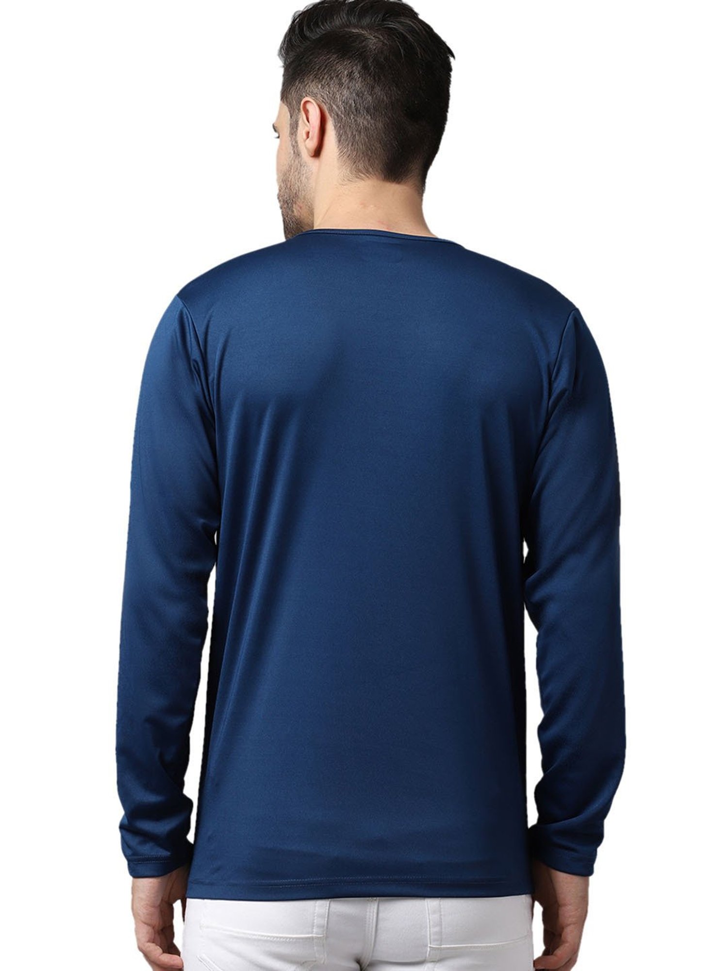 Vimal Jonney Navy Regular Fit T-Shirt