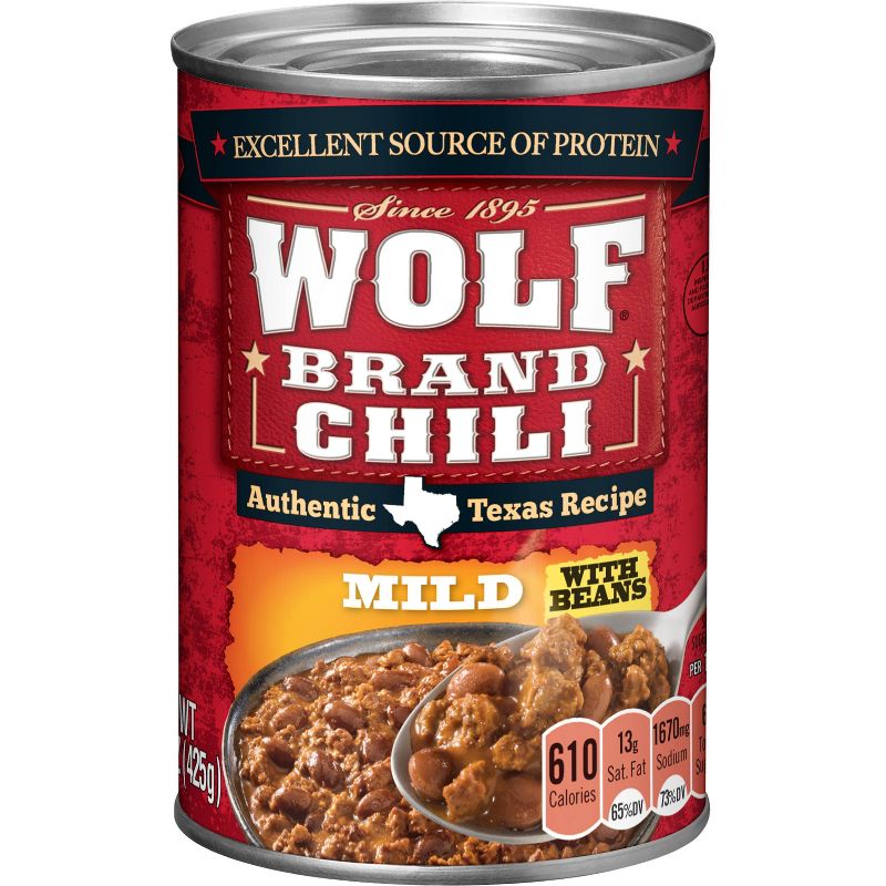 Wolf Chili Mild Original 15z