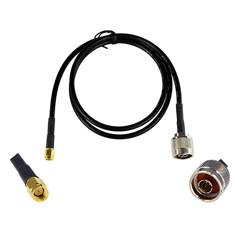 3 ft Low-Loss Coax Extension Cable (50 Ohm) - SMA Male to N Male - for 3G/4G/LTE/Ham/ADS-B/GPS/RF Radio to Antenna or Surge Arrester Use (Not for TV or WiFi)