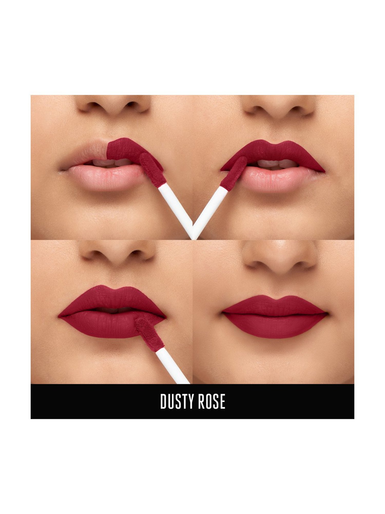 Lakme 9 to 5 Primer Plus Matte Liquid Lip Color MP3 Dusty Rose - 4.2 ml