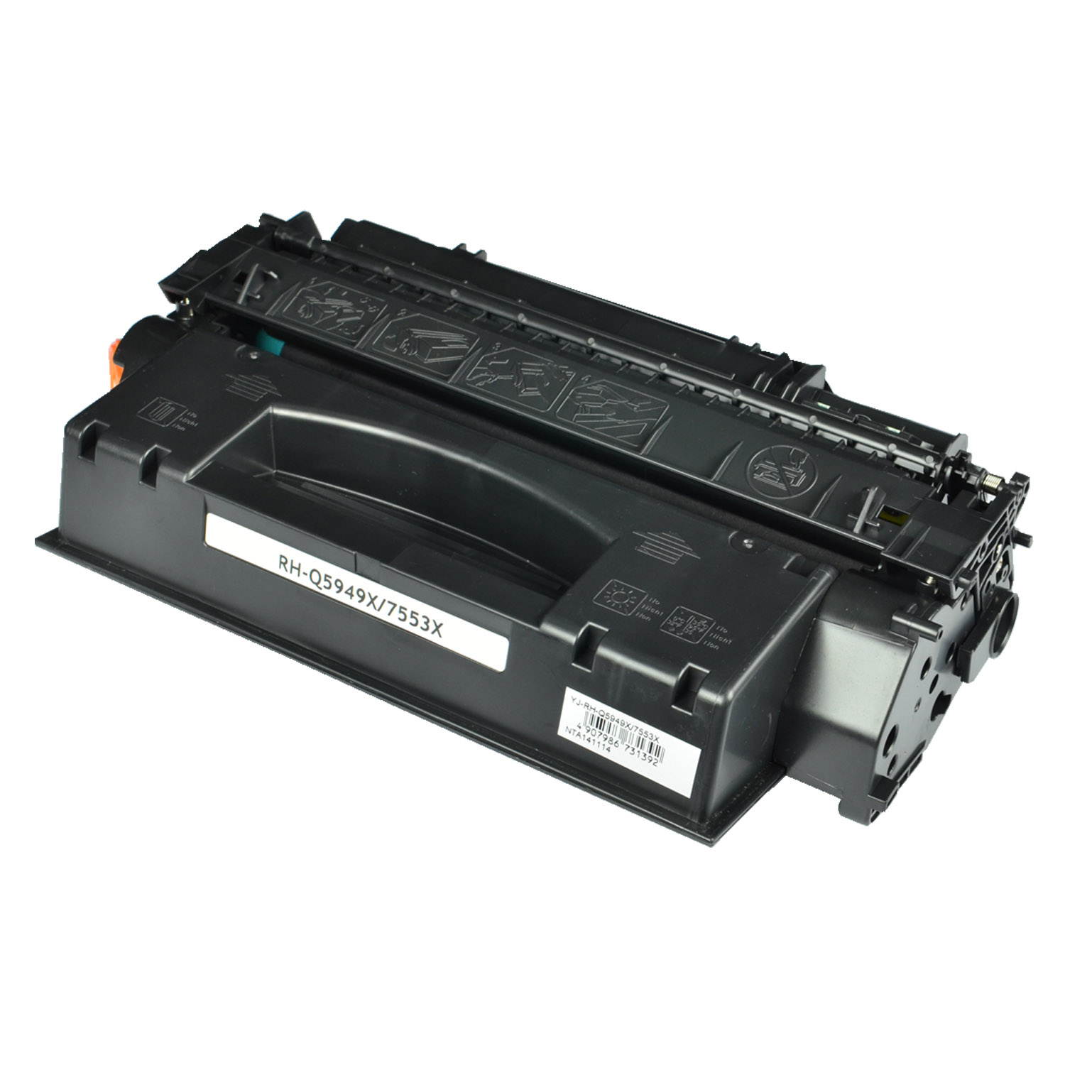 GREENCYCLE 6PK High Yield Compatible Q7553X 53X Black Toner Cartridge Replacement for HP LaserJet P2015 P2015x M2727 MFP