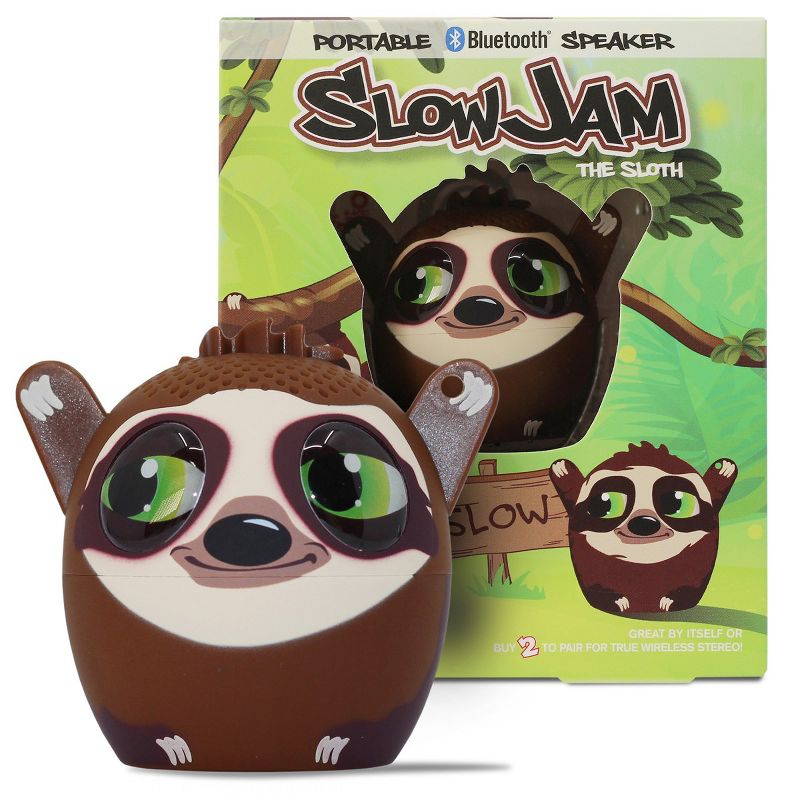 My Audio Pet Bluetooth(R) Speaker 5.0 - Slow Jam The Sloth - My Audio Stories Bundle with Book