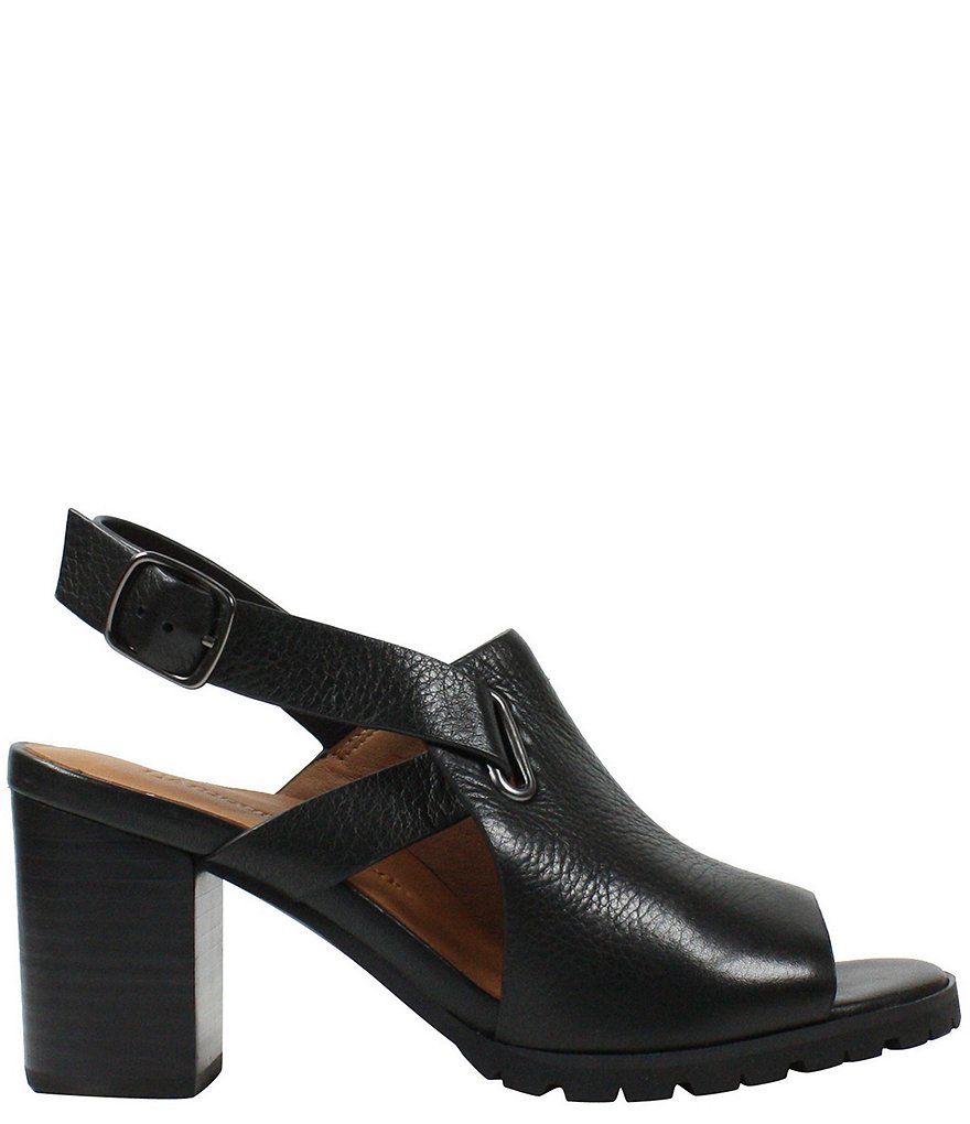 L'Amour Des Pieds Quenton Leather Slingback Sandals