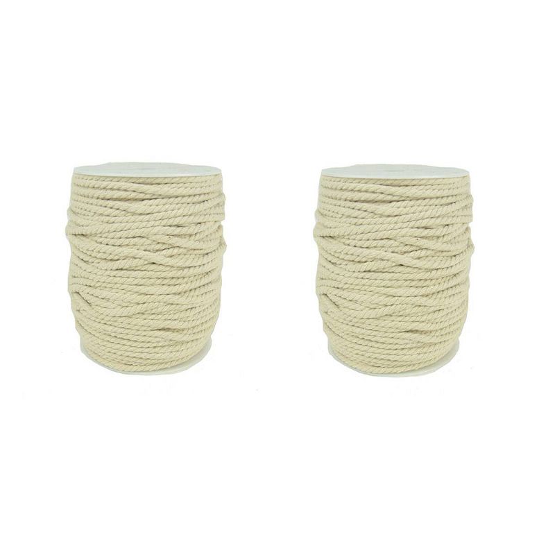 2ct 5ply/5mm 100m Natural Cotton Cording - Touch of Nature