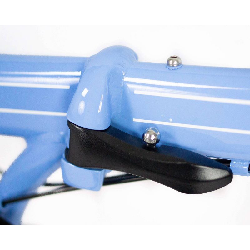 ZiZZO Via 7-Speed Aluminum 20" Folding Bike - Sky Blue