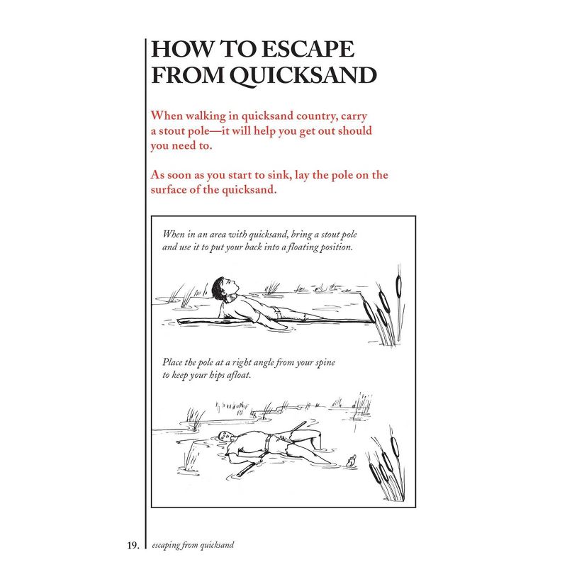 Worst Case Scenario Survival Handbook: How to Escape from Quicksand