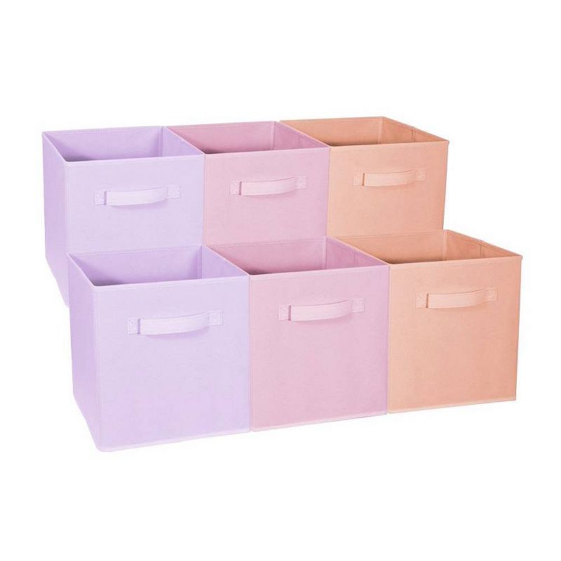 Sorbus 6pk Home Storage Bundle Pastel Drawer and Closet Bins