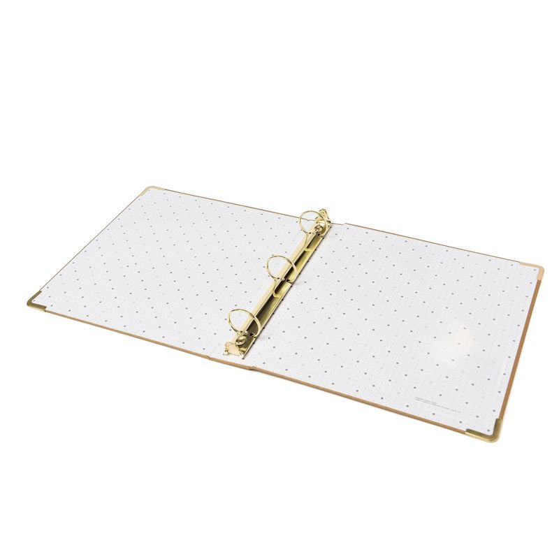 1.5" Signature Round Ring Binder Bookcloth Medallion - russell+hazel