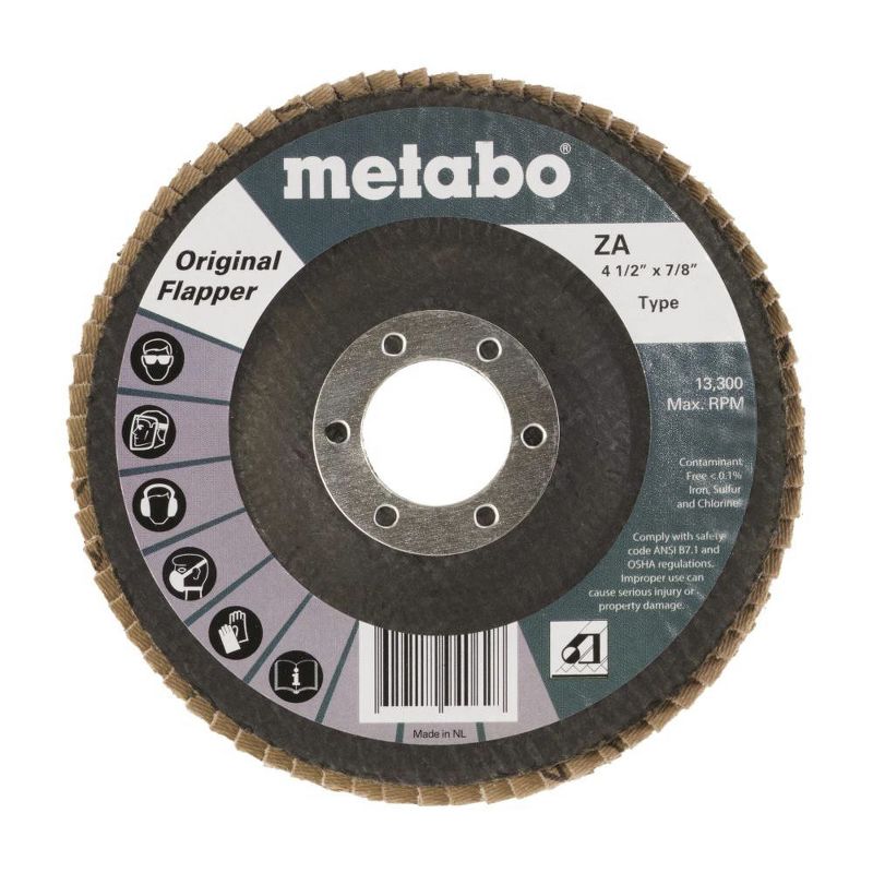 Metabo US3003 120V 7 Amp Brushed 4-1/2 in. Corded Heavy Duty Angle Grinder System Kit