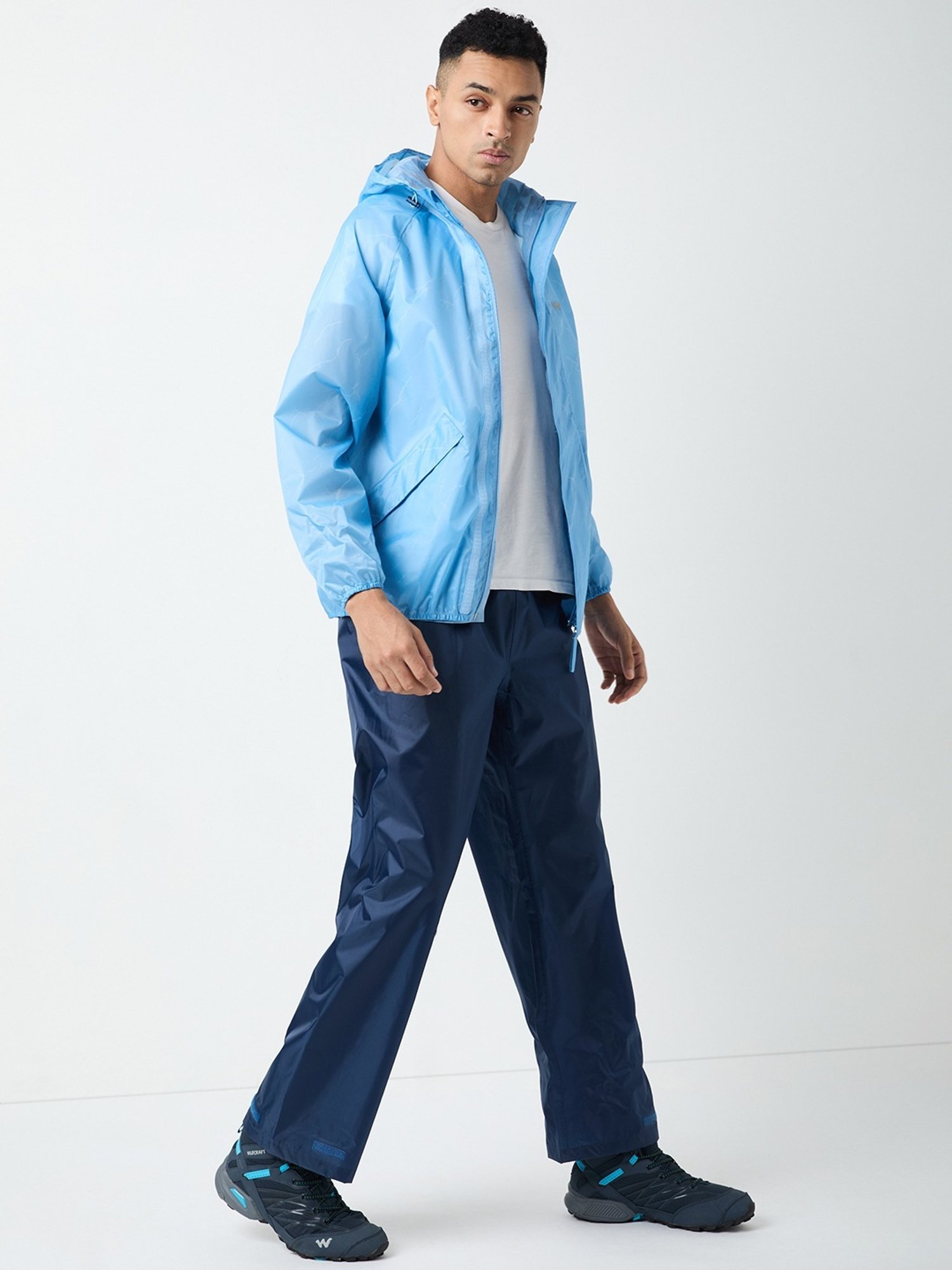 Wildcraft Ariel Blue Regular Fit Raincoat Set