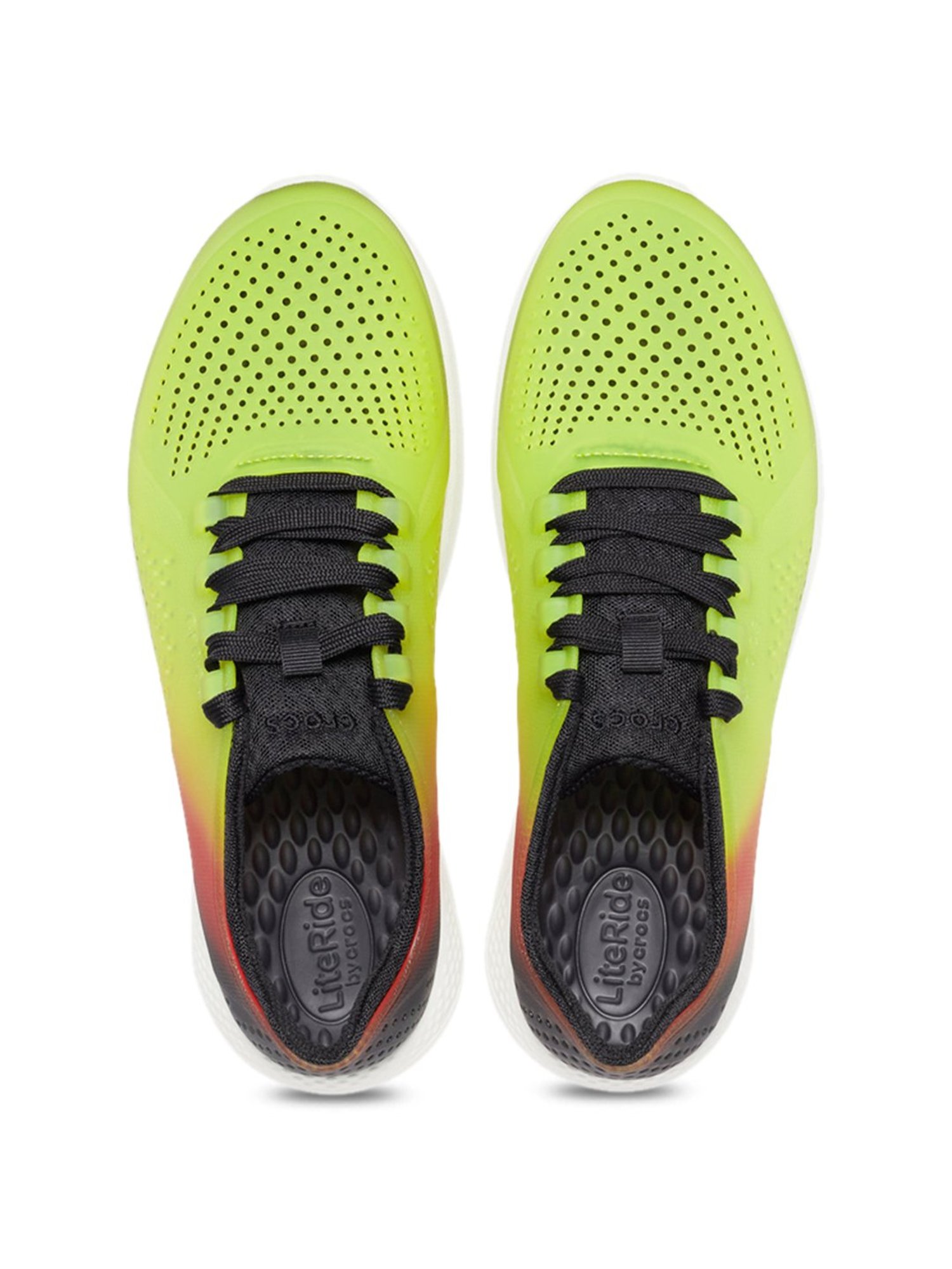 Crocs Men's Literide Lime Punch Sneakers