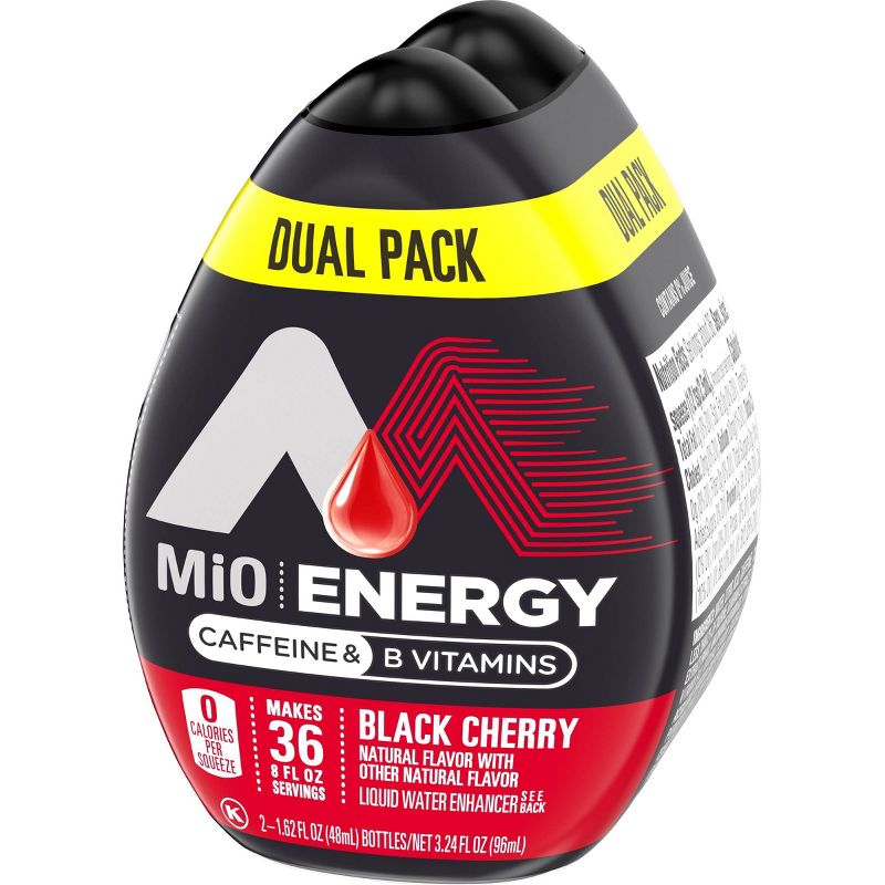 MiO Dual Pack Black Cherry Liquid Water Enhancer - 2pk/3.24 fl oz Bottle