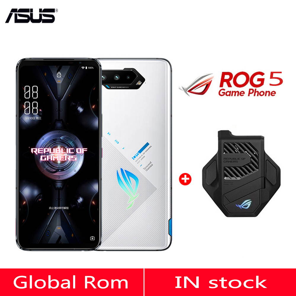 ASUS ROG Phone 5,ROG5 Phone,including cooler fan Snapdragon 888  unlocked 5G Game smartphone | GSM Only, No CDMA | international version