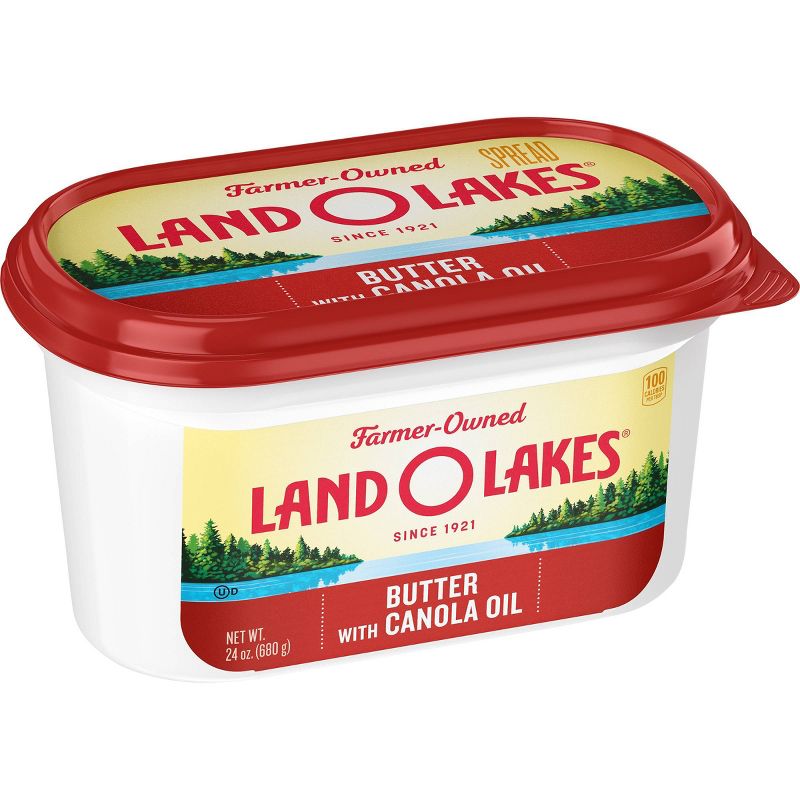 Land O Lakes Spreadable Butter with Olive Oil & Sea Salt - 7oz