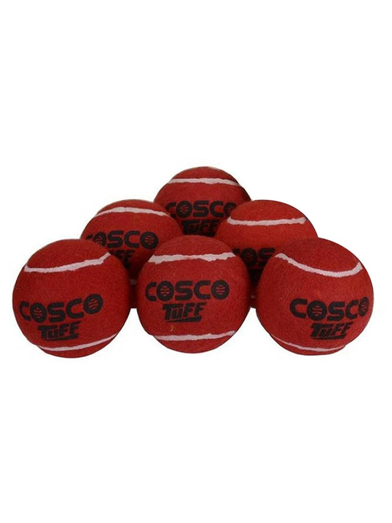Cosco Tuff Tennis Ball (Red) Size - Standard