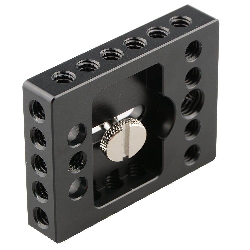 CAMVATE Camera Cheese Baseplate 1/4" & 3/8" Thread Hole DSLR Camera Cage Rig