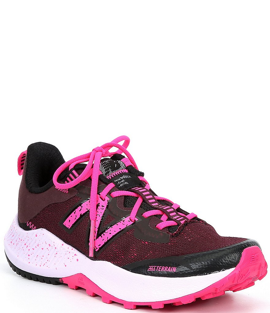 New Balance Girl's Nitrel V4 Mesh Lace-Up Trail Running Shoes (Youth)