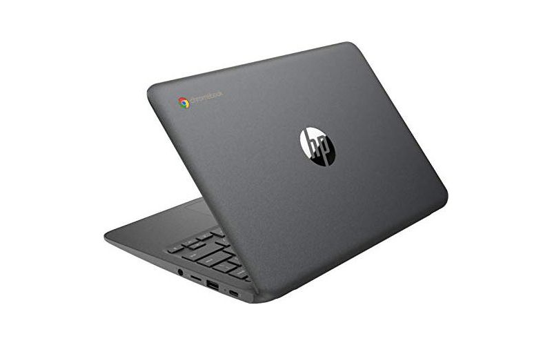 HP - 11.6" Chromebook - Intel Celeron - 4GB Memory - 32GB eMMC Flash Memory - Ash Gray