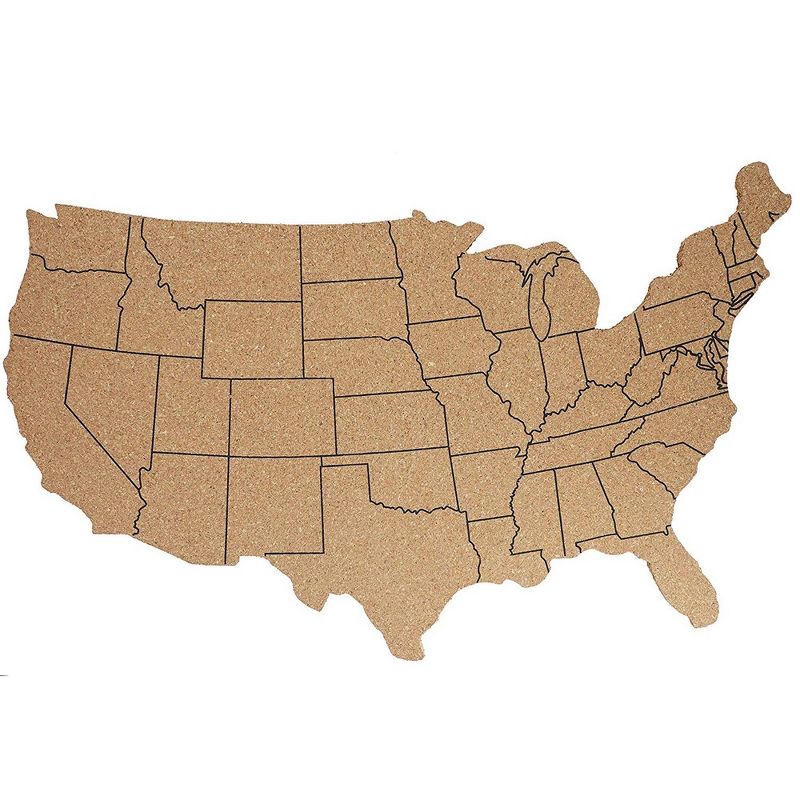 U Brands 40"x30" Linen Bulletin Board White Decor Frame