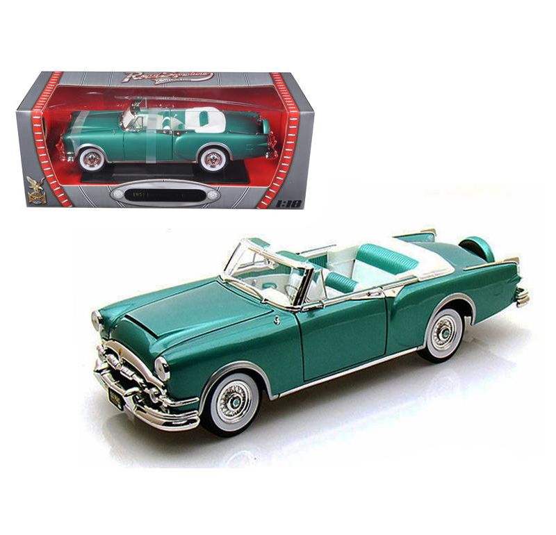 1953 Packard Caribbean Green 1/18 Diecast Car Model by Road Signature