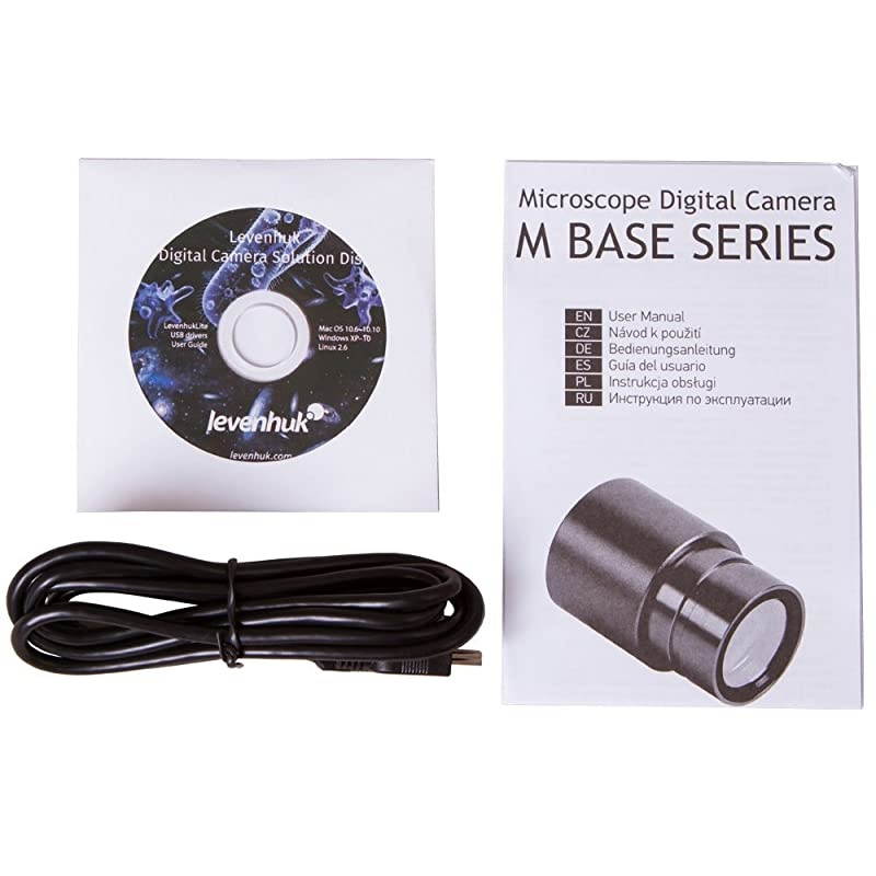 M35 Base Digital Camera for Microscopes, Comes with Necessary Software (Compatible with Mac, Linux and Windows)