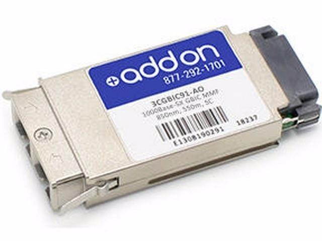 ADDON HP 3CGBIC91 COMPAT GBIC SC TRNSCVR - 3CGBIC91-AO