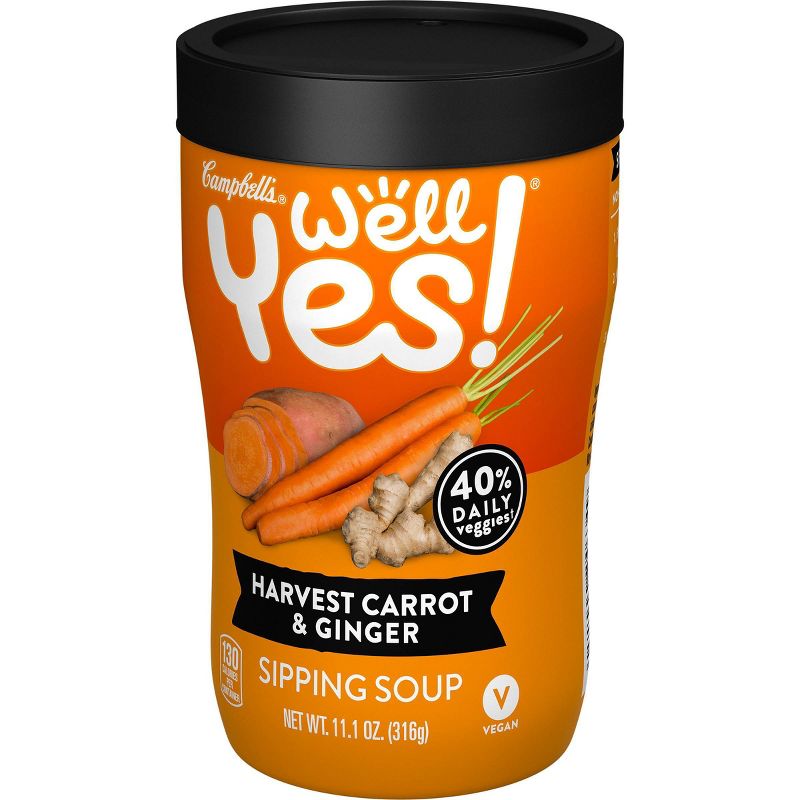 Campbell's Well Yes! Harvest Carrot & Ginger Sipping Soup - 11.2oz
