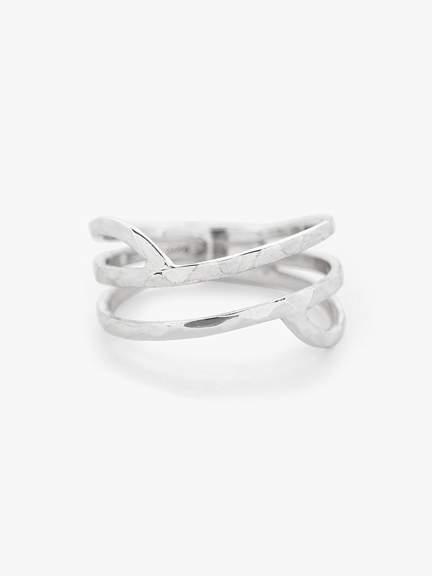 March by FableStreet 92.5 Sterling Silver Entwine Ring for Women