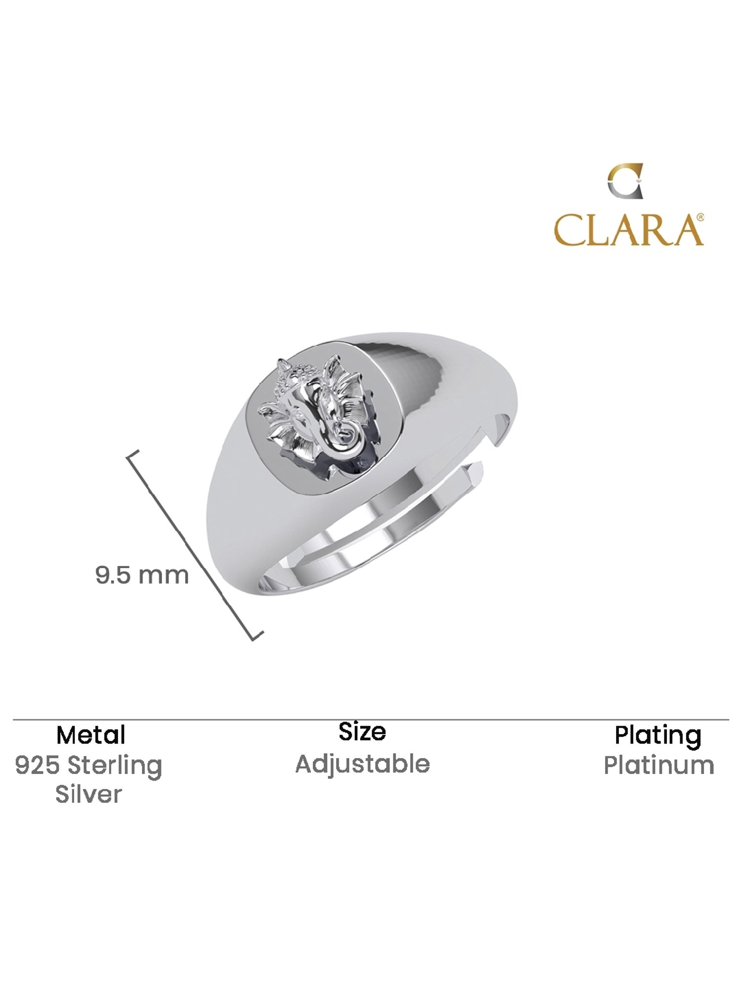 GIVA 925 Silver Pearly Bloom Ring for Women & Girls