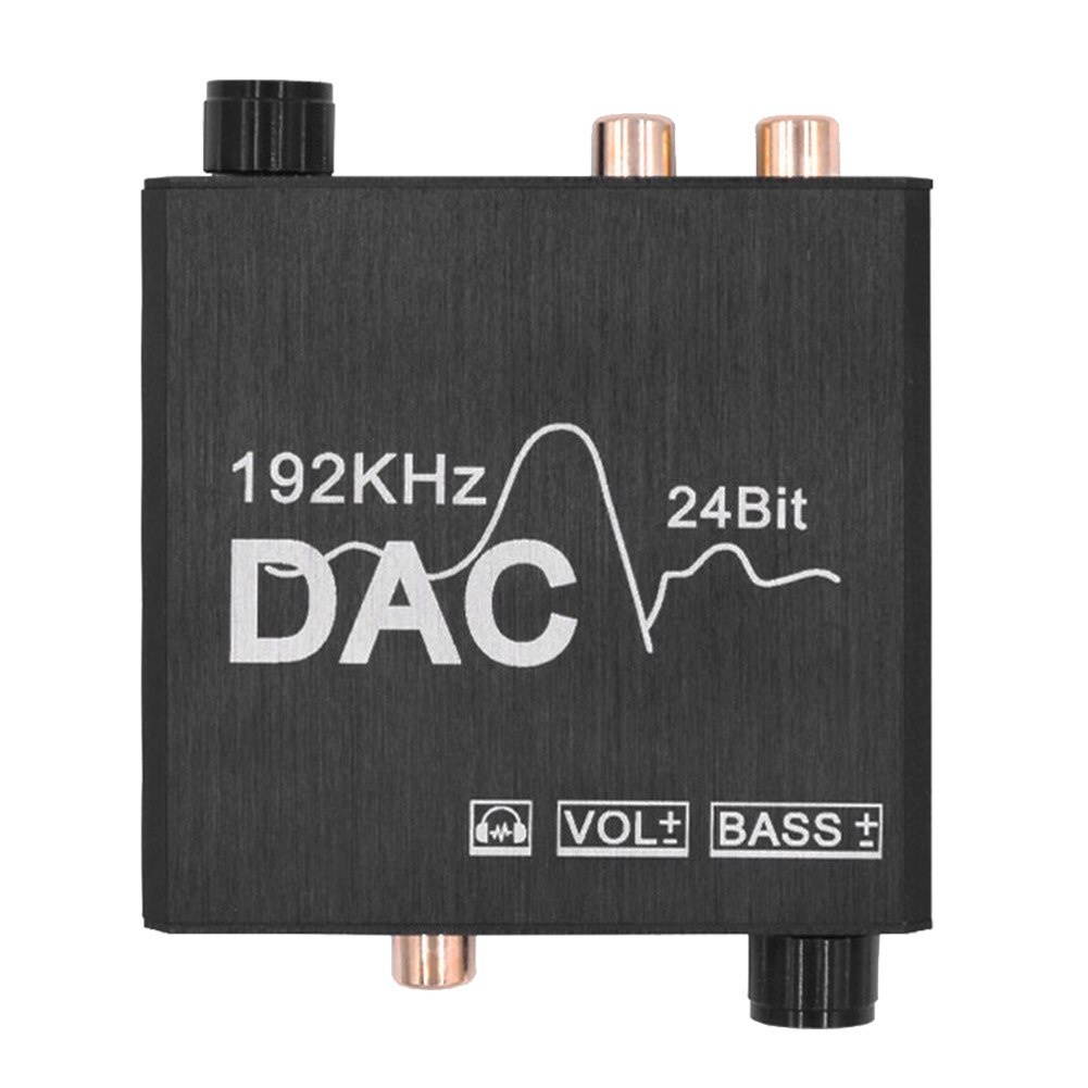 Home Cinema Coaxial Toslink For HD DVD Digital To Analog Converter 3.5mm Jack Decoder 192KHz Stereo Amplifier Audio Adapter