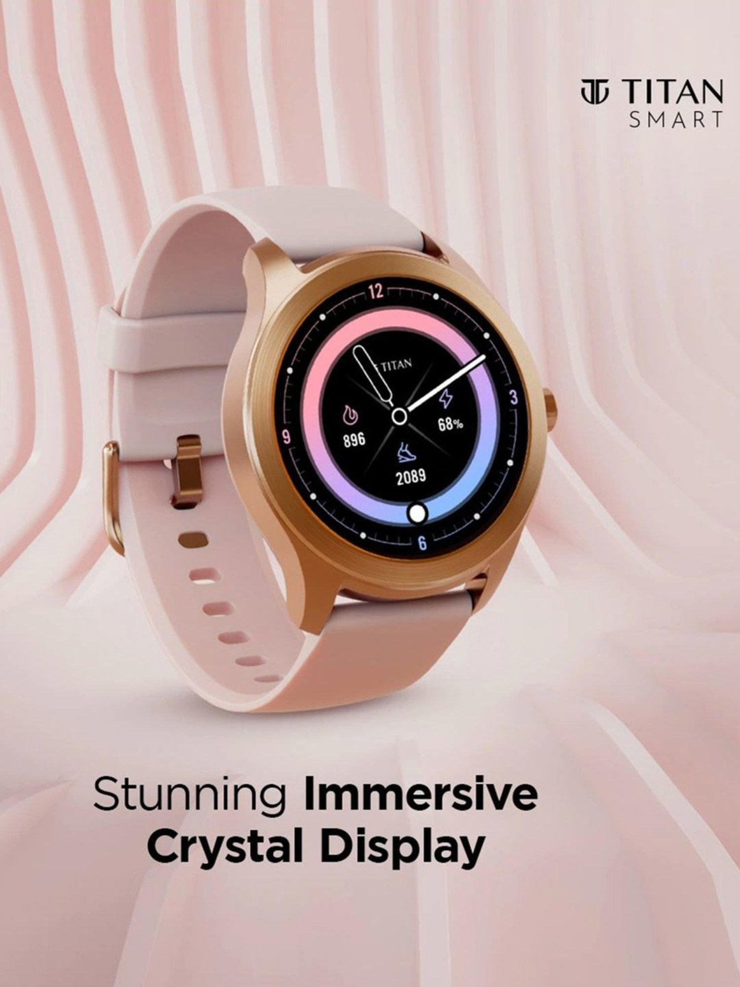 Titan 90137AP02 Smartwatch Watch for Men