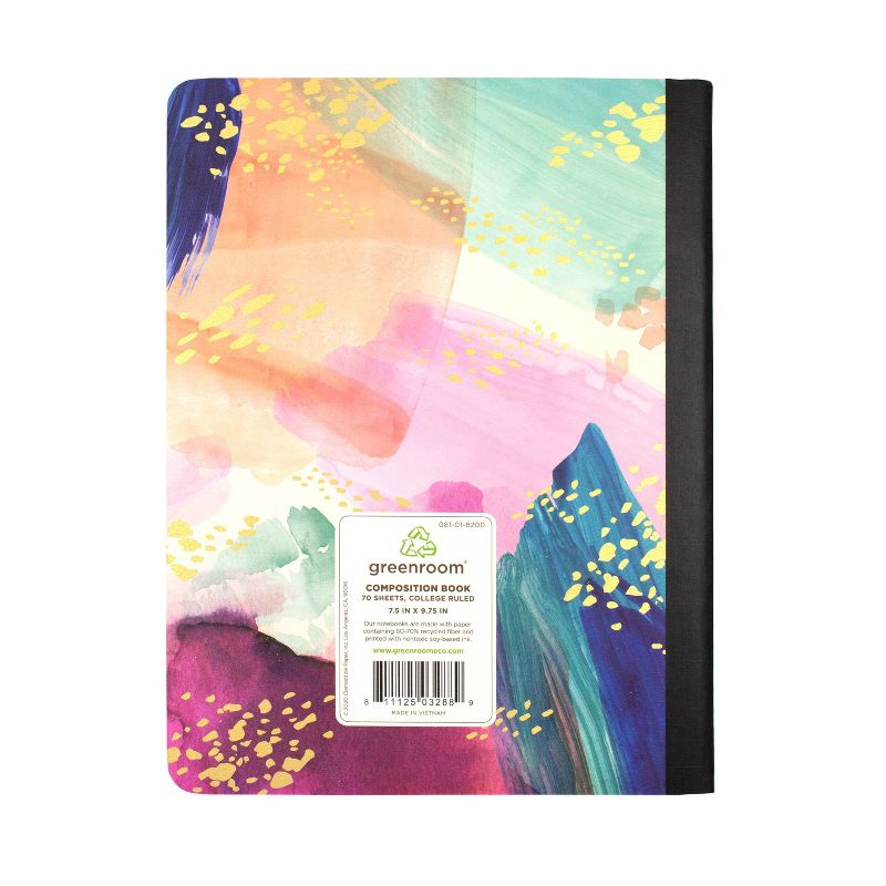 Composition Notebook College Ruled Brushstroke Bold - greenroom