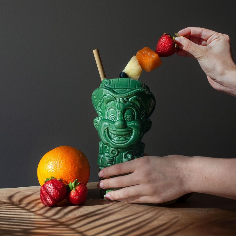 Beeline Creative Geeki Tikis General Mills 16-Ounce Ceramic Mug | Lucky Charms Lucky the Leprechaun