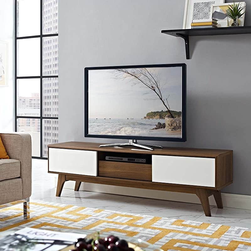 Envision Mid-Century Modern Low 59 Inch TV Stand