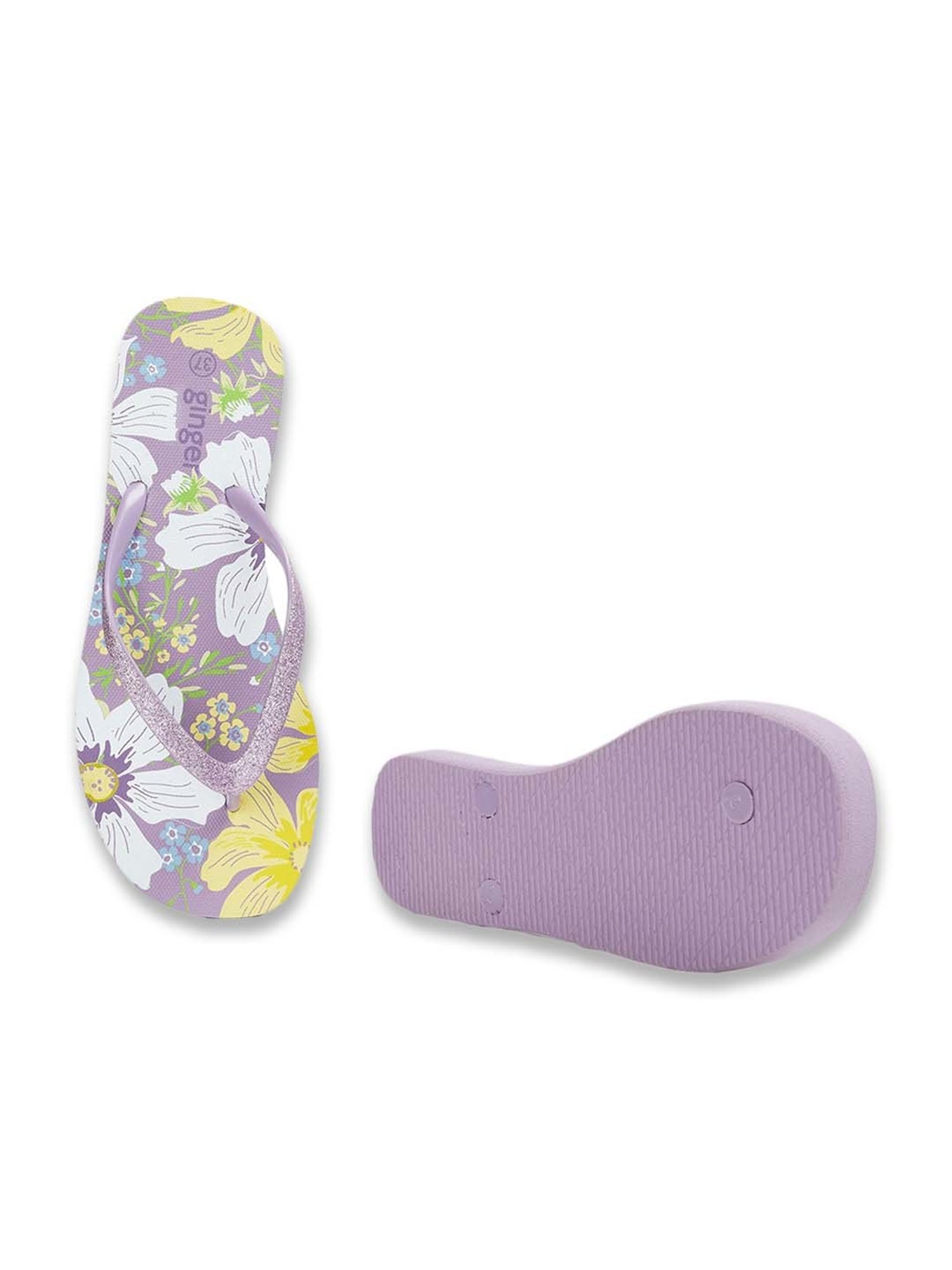 Ginger by Lifestyle Women's Purple Flip Flops