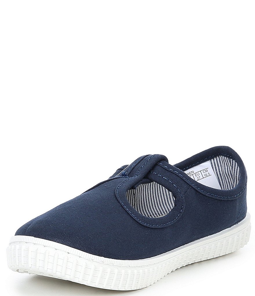 Copper Key Adventure Wear Girl's Bestee-A Washable Canvas T-Strap Sneakers (Toddler)