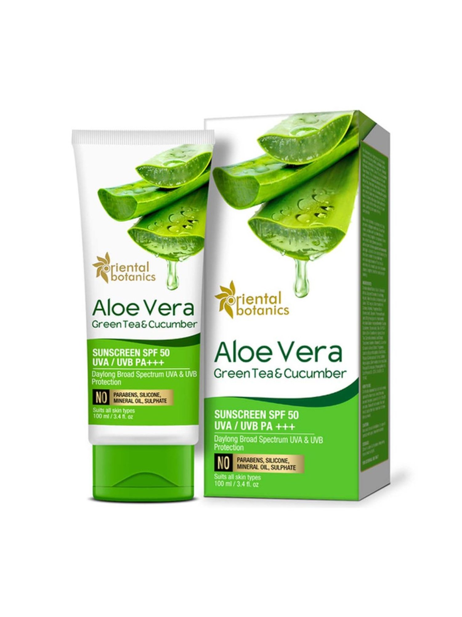 Oriental Botanics Sunscreen SPF 50 UVA/UVB PA+++ - 100 ml