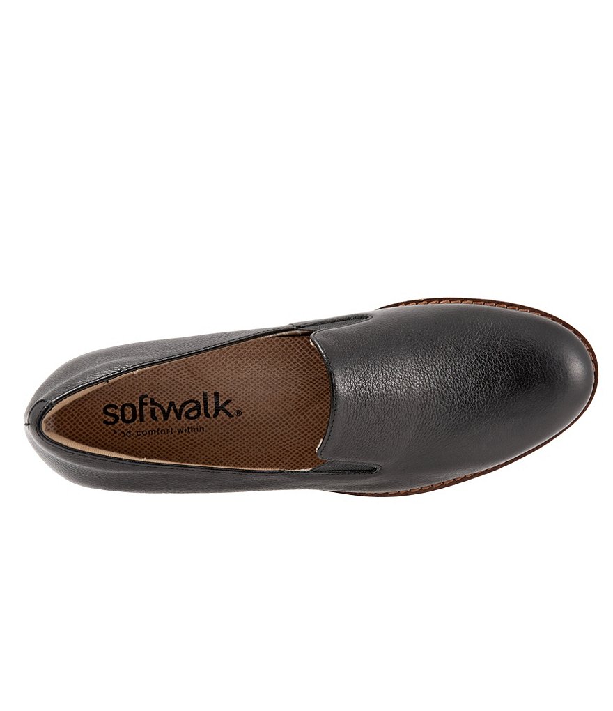 SoftWalk Whistle Leather Slip-On Sneakers