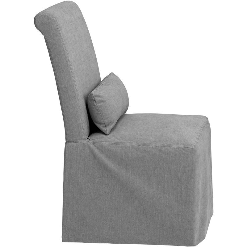 55 Downing Street Naomi Petyon Slate Armless Dining Chair