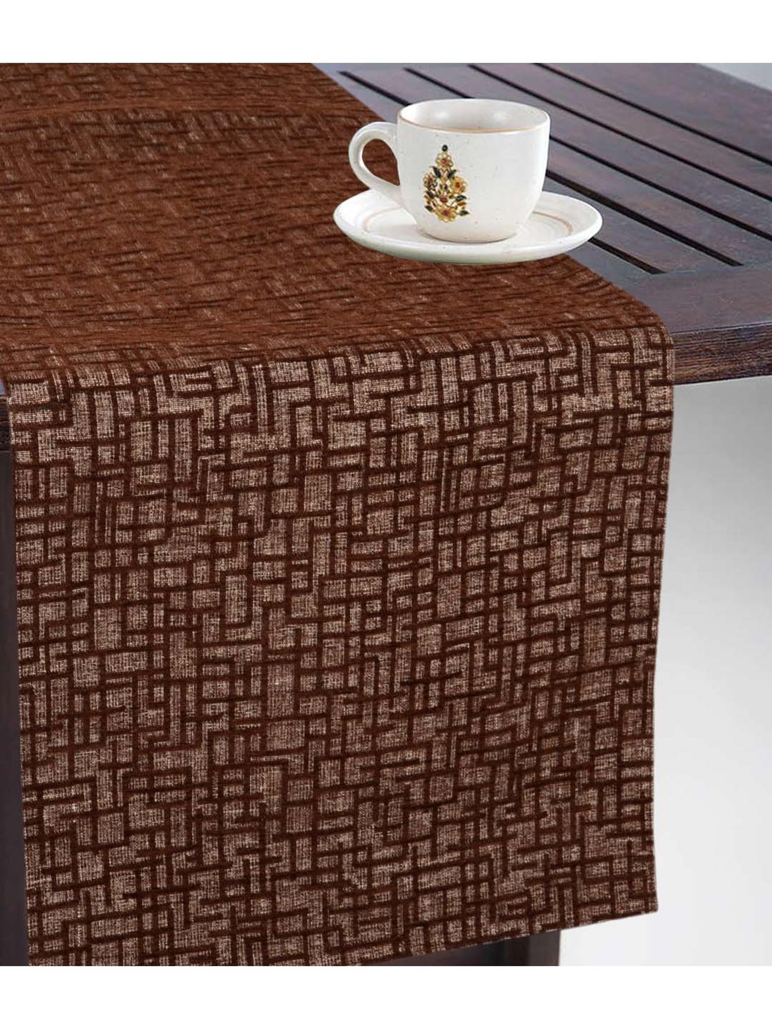 Saral Home Brown Chenille Placemats - Set of 6